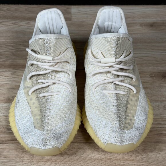 Adidas Yeezy Boost 350 V2 Natural Shoes Mens Size 10.5 Cream Sneakers FZ5246 - Picture 5 of 15